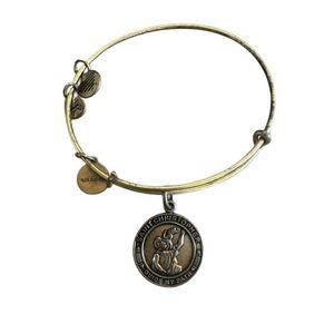 Alex and Ani Gold Saint Christopher Charm Bracelet
